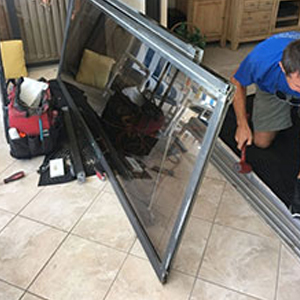 sliding glass door frame repair Sonoma